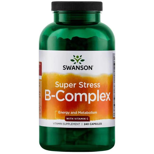 Super Stress, complejo B con vitamina C (240 Caps)