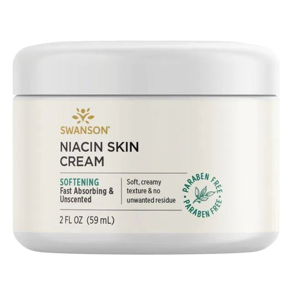 Crema Para La Piel Con Niacina 96 % Natural (2 fl oz/59ml) , Swanson