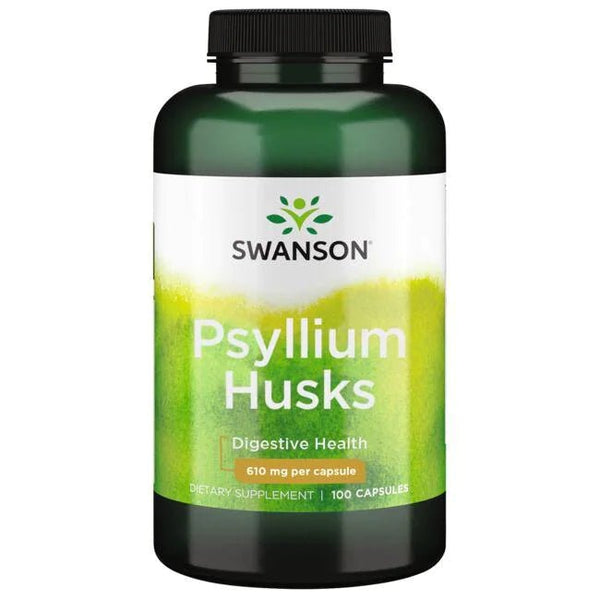 Swanson Premium - Cáscaras de psilio 610mg 100 cap