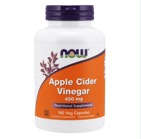 Suplemento Vinagre de Manzana 450 mg para pérdida de peso y control de azúcar.