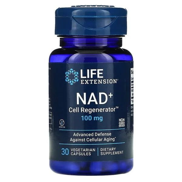 Suplemento Regenerador Celular NAD+ 100 mg (30 vcaps) de Life Extension