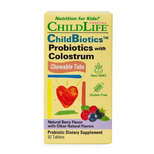 ChildBiotics Probióticos con Calostro (92 tabs masticables)