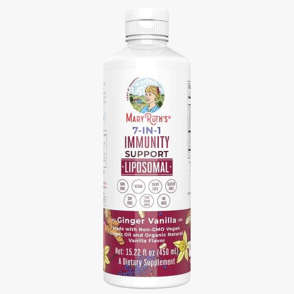 Liposomal de soporte de inmunidad 7 en 1 (450 ml) - Mary Ruth's