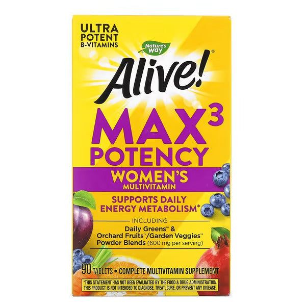 Alive!® Max3 Potency Multivitamínico para mujeres