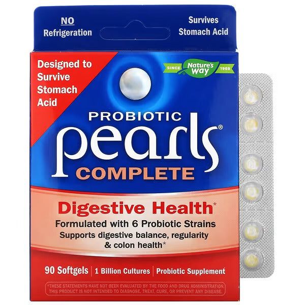 Probiótico pearls® Salud digestiva completa (30 cápsulas blandas) - Nature's Way