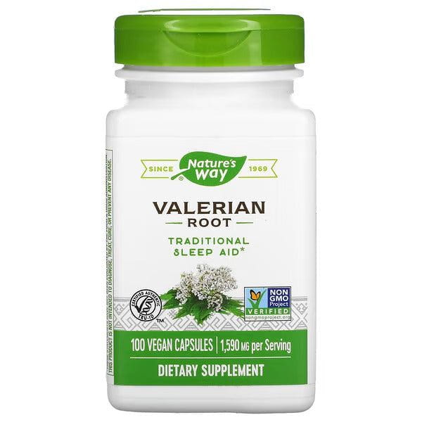 Raíz de valeriana 1590 mg (100 caps veganas)