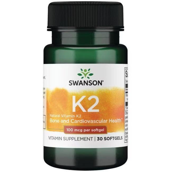 Vitamina K-2 natural de alta potencia 100mcg (30 caps blandas)