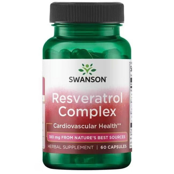 Complejo de Resveratrol 180 mg (60 cápsulas) Swanson