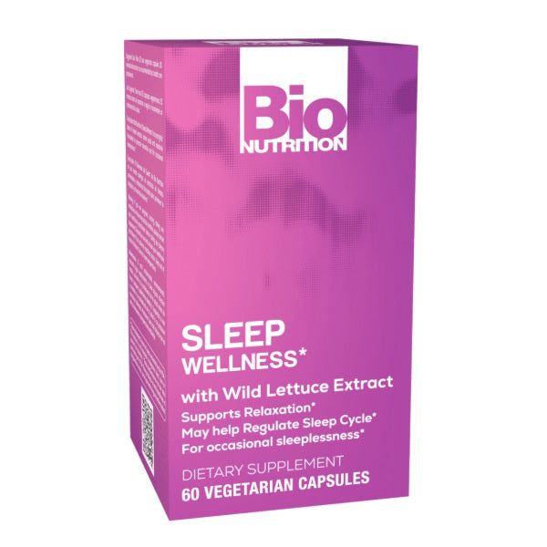 Bio Nutrition, Bienestar Para Dormir Con Lechuga Silvestre (60 cápsulas)