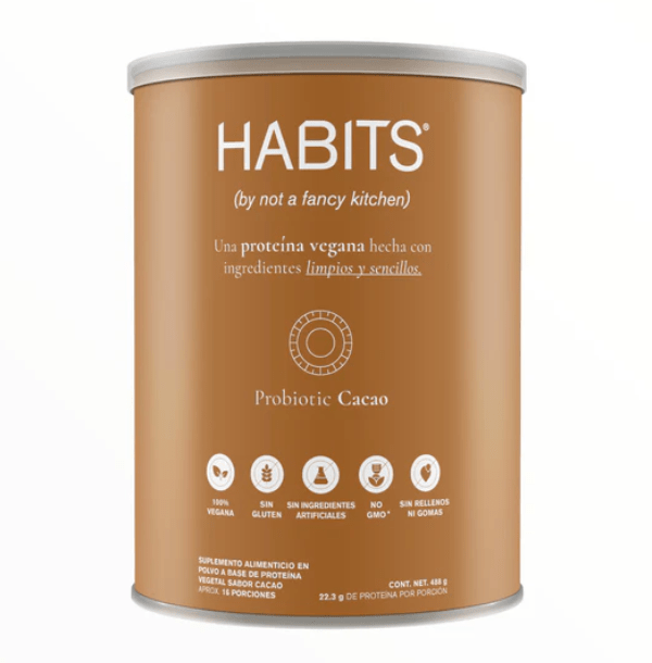 Proteína Probiótica sabor Cacao 488 g (16 porciones) - Habits