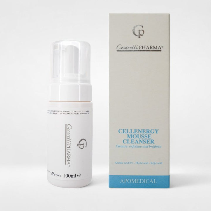 Mousse Limpiador Exfoliante de Cellenergy Cesaretti Pharma