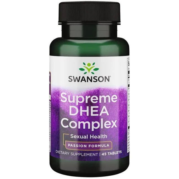 DHEA Supremo para Intimidad de Swanson con yohimbe y damiana.