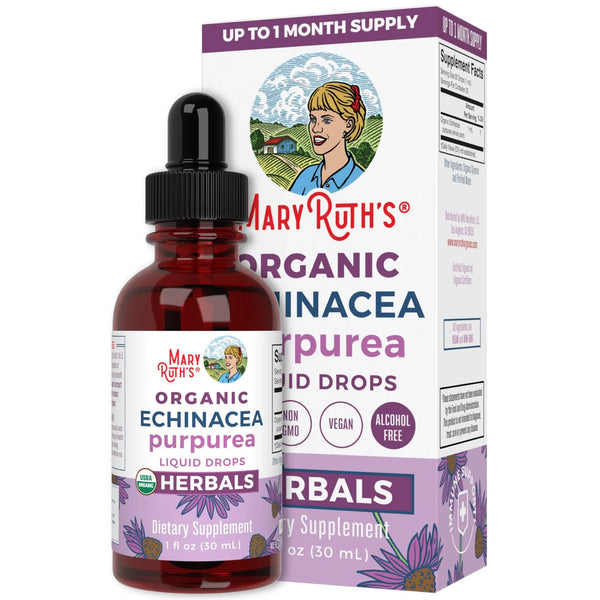 Gotas líquidas Echinacea Purpurea (30ml) -Mary Ruth's