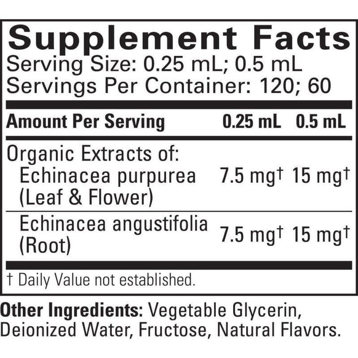 Suplemento herbal de equinácea para sistema inmunológico