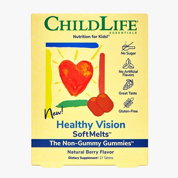 Gomitas SoftMelt de visión saludable (27 tabletas) - ChildLife