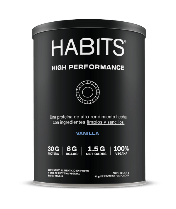 Habits, Proteína sabor Vainilla para Alto Rendimiento (578 gr)
