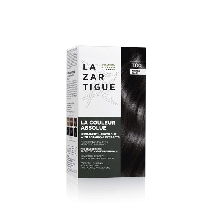 Tinte para el cabello color negro de Lazartigue