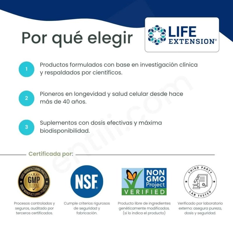 LIFE EXTENSION Vitaminas y complementos Life Extension, Activador Metabólico de la AMPK (30 tabletas)