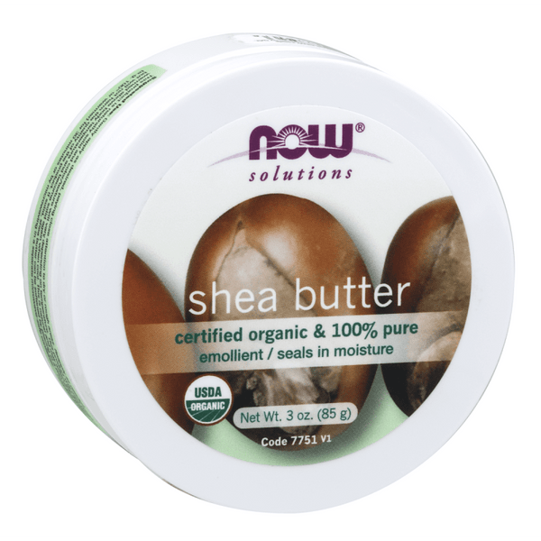 Now, Manteca de Karité Orgánica y Pura (3 fl oz/85 g)