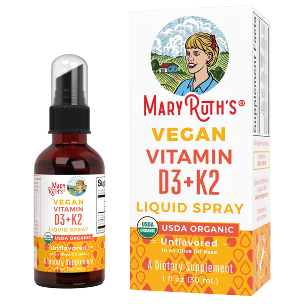 Mary Ruth´s, D3 + K2 Spray Orgánico (1 fl oz/30ml)