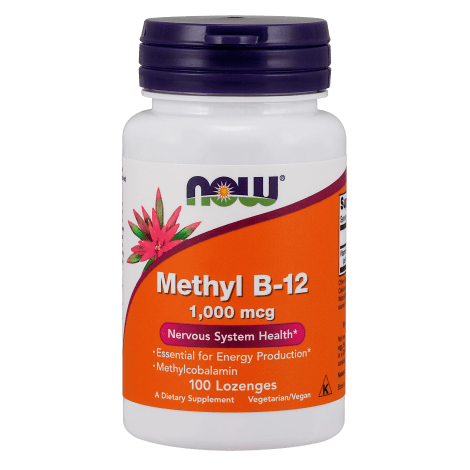 Botella de Metilo B-12 1000 mcg Now Foods (100 cápsulas)