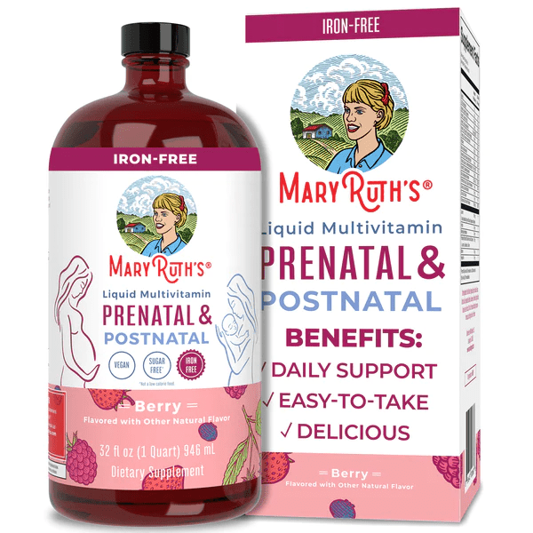 Multivitamínico Líquido Prenatal y Postnatal (32 fl oz) en botella