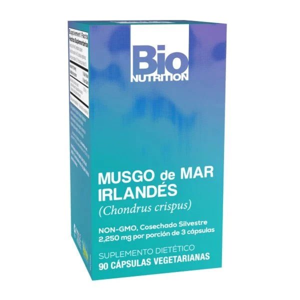 Bio Nutrition, Musgo Marino Irlandés 2,250 Mg (90 cápsulas)