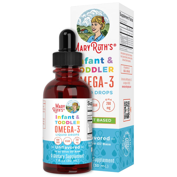 Gotas líquidas Omega 3 para bebés y niños (30ml) -Mary Ruth's