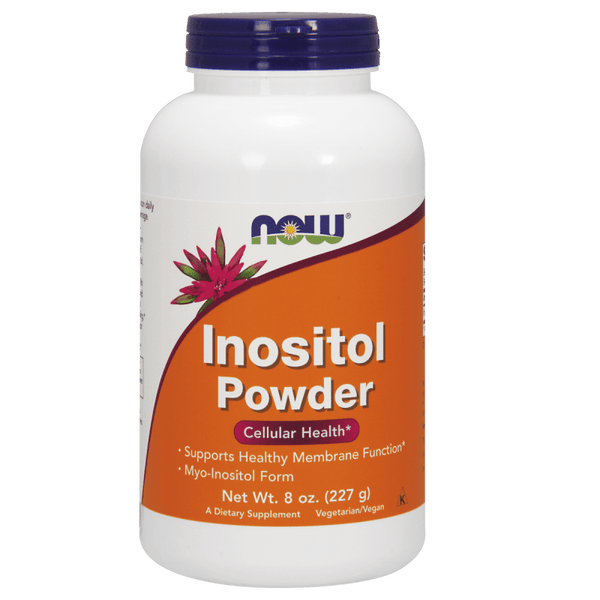  Suplemento de Inositol NOW Foods para reducir estrés y mejorar la fertilidad.