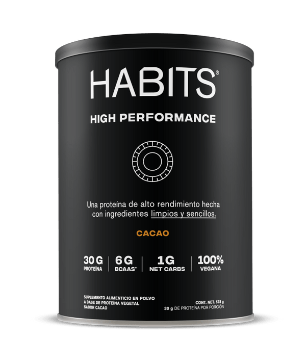 Proteína sabor Cacao para Alto Rendimiento (578 gr), Habits