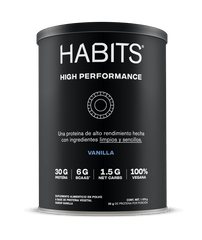 Habits, Proteína para Alto Rendimiento 1078 g (Vainilla)