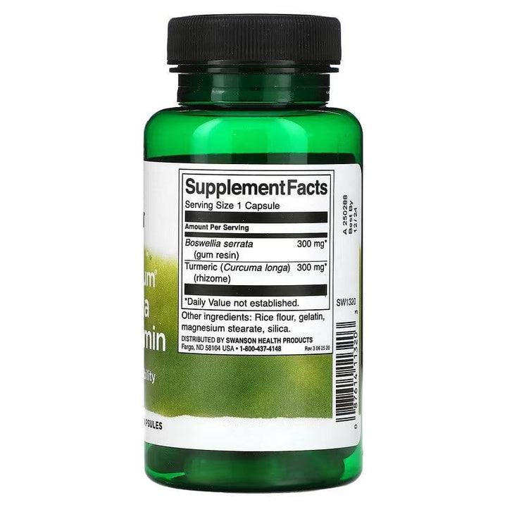 Swanson boswellia y curcumina