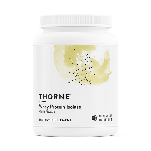 Thorne, Whey Protein Isolate Vainilla (837 g)