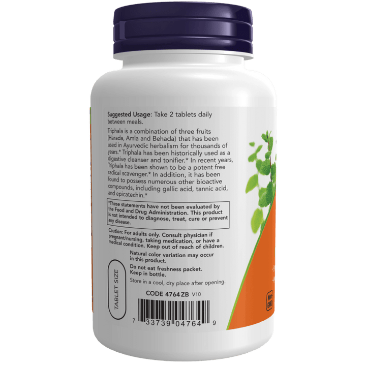 Triphala de Now Foods - Fórmula vegana para mejorar la digestión