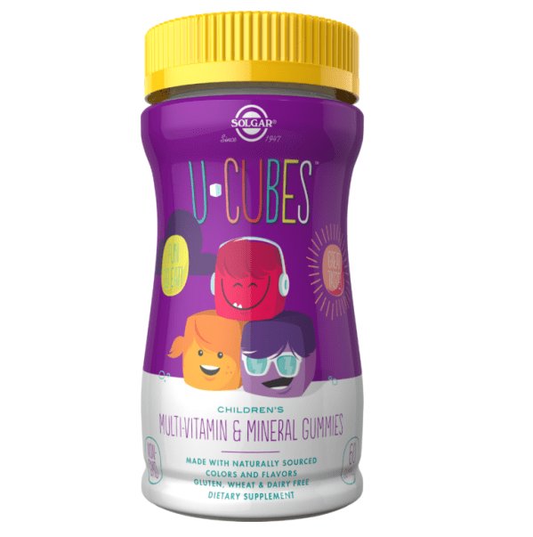 U-Cubes Multivitaminicos & Minerales para Niños (60 gomitas), Solgar