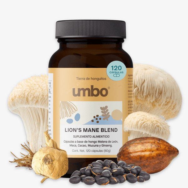 Umbo, Lions Mane Blend 60 g (120 cápsulas)