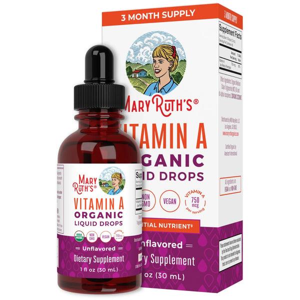 Gotas líquidas orgánicas de vitamina A (30 ml) - Mary Ruth's