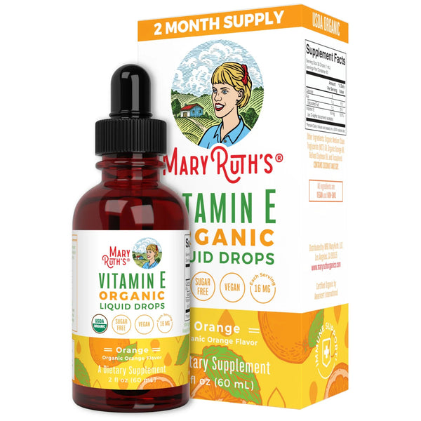 Gotas líquidas orgánicas de vitamina E (60 ml) - Mary Ruth's